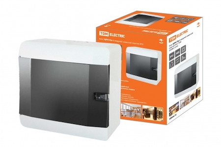 TDM ELECTRIC SQ0901-0102 Бокс ЩРН-Пм-6 модулей навесной пластик IP41 TDM